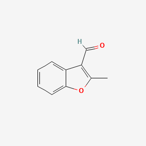 2-METHYLBENZOFURAN-3-CARBALDEHYDE structure, CAS 55581-61-8