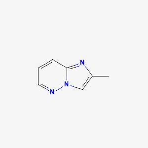 2-METHYLIMIDAZO[1,2-B]PYRIDAZINE structure, CAS 17412-37-2