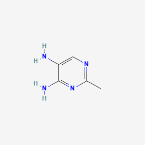 2-METHYLPYRIMIDINE-4,5-DIAMINE structure, CAS 15579-63-2