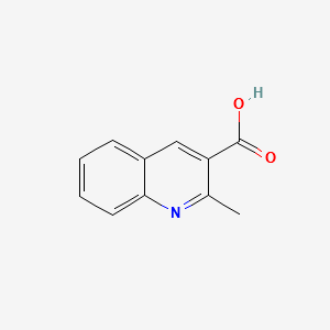 2-METHYLQUINOLINE-3-CARBOXYLIC ACID structure, CAS 635-79-0