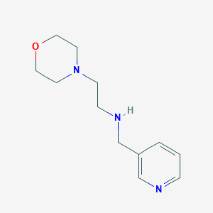 2-MORPHOLINO-N-(PYRIDIN-3-YLMETHYL)ETHANAMINE structure, CAS 136469-98-2