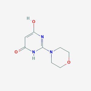 2-MORPHOLINOPYRIMIDINE-4,6-DIOL structure, CAS 24193-00-8
