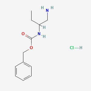 2-N-CBZ-BUTANE-1,2-DIAMINE HYDROCHLORIDE structure, CAS 1179361-76-2