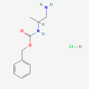 2-N-CBZ-PROPANE-1,2-DIAMINE HYDROCHLORIDE structure, CAS 1179361-49-9