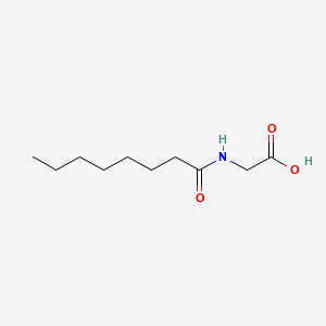 2-OCTANAMIDOACETIC ACID structure, CAS 14246-53-8