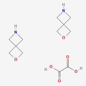 2-OXA-6-AZASPIRO[3.3]HEPTANE OXALATE (2:1) structure, CAS 1045709-32-7