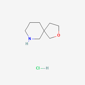 2-OXA-7-AZASPIRO[4.5]DECANE HYDROCHLORIDE structure, CAS 374795-37-6