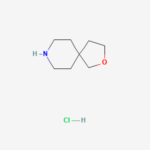 2-OXA-8-AZASPIRO[4.5]DECANE HYDROCHLORIDE structure, CAS 479195-19-2