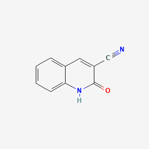 2-OXO-1,2-DIHYDRO-3-QUINOLINECARBONIRILE structure, CAS 36926-82-6