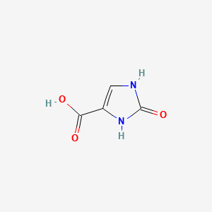 2-OXO-2,3-DIHYDRO-1H-IMIDAZOLE-4-CARBOXYLIC ACID structure, CAS 39828-47-2