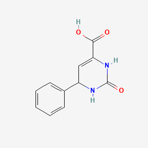 2-OXO-6-PHENYL-1,2,3,6-TETRAHYDROPYRIMIDINE-4-CARBOXYLIC ACID structure, CAS 304443-33-2