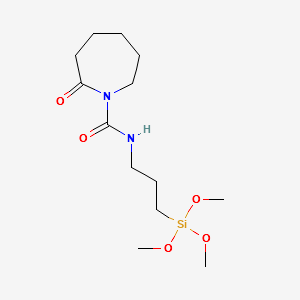 2-OXO-N-(3-(TRIMETHOXYSILYL)PROPYL)AZEPANE-1-CARBOXAMIDE structure, CAS 106996-32-1