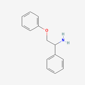 2-PHENOXY-1-PHENYLETHANAMINE structure, CAS 16797-04-9