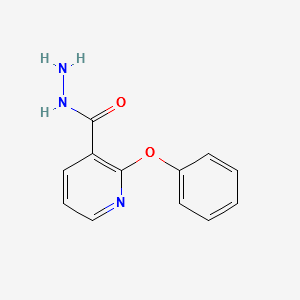 2-PHENOXYNICOTINOHYDRAZIDE structure, CAS 175135-01-0