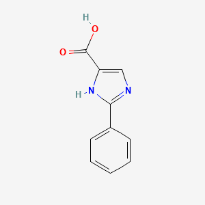 2-PHENYL-1H-IMIDAZOLE-4-CARBOXYLIC ACID structure, CAS 77498-98-7