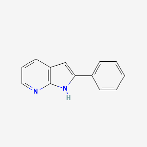 2-PHENYL-1H-PYRROLO[2,3-B]PYRIDINE structure, CAS 10586-52-4