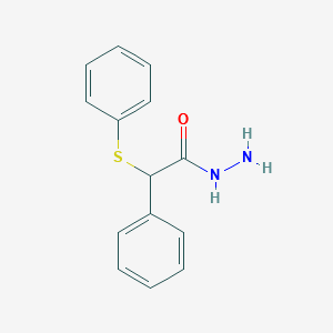 2-PHENYL-2-(PHENYLTHIO)ACETOHYDRAZIDE structure, CAS 32121-53-2