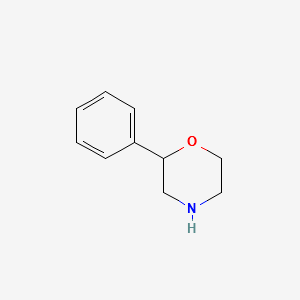 2-PHENYLMORPHOLINE structure, CAS 23972-41-0