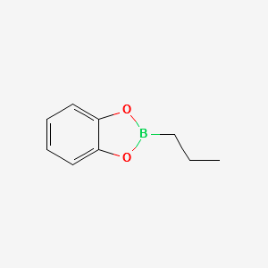 2-PROPYLBENZO[D][1,3,2]DIOXABOROLE structure, CAS 40218-49-3