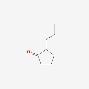2-PROPYLCYCLOPENTANONE structure, CAS 1193-70-0