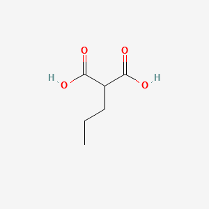 2-PROPYLMALONIC ACID structure, CAS 616-62-6