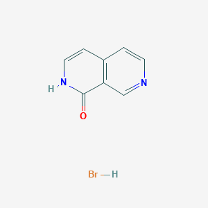 2H-[2,7]NAPHTHYRIDIN-1-ONE HYDROBROMIDE structure, CAS 950746-19-7