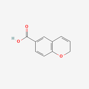 2H-CHROMENE-6-CARBOXYLIC ACID structure, CAS 527681-43-2
