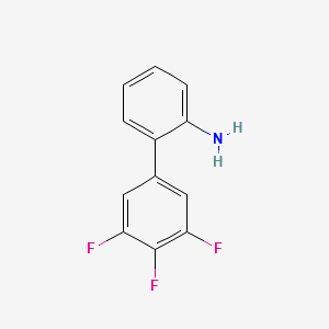 3',4',5'-TRIFLUORO-[1,1'-BIPHENYL]-2-AMINE structure, CAS 915416-45-4