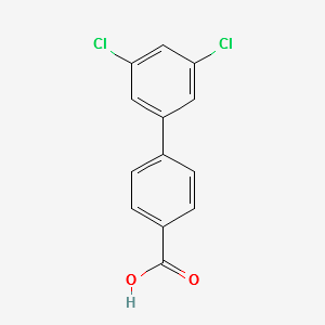 3',5'-DICHLORO-[1,1'-BIPHENYL]-4-CARBOXYLIC ACID structure, CAS 190911-79-6
