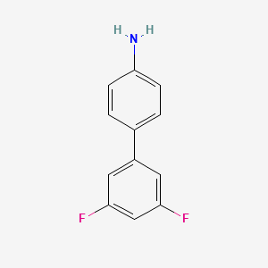 3',5'-DIFLUORO-[1,1'-BIPHENYL]-4-AMINE structure, CAS 405058-00-6