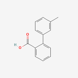 3'-METHYL-[1,1'-BIPHENYL]-2-CARBOXYLIC ACID structure, CAS 107412-71-5