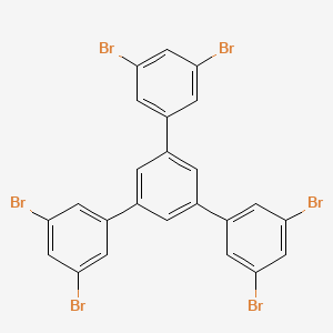 3,3'',5,5''-TETRABROMO-5'-(3,5-DIBROMOPHENYL)-1,1':3',1''-TERPHENYL structure, CAS 29102-67-8