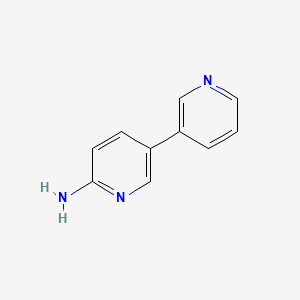 3,3'-BIPYRIDIN]-6-AMINE structure, CAS 31970-30-6