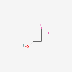 3,3-DIFLUOROCYCLOBUTANOL structure, CAS 637031-88-0