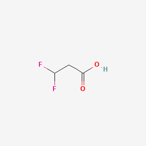 3,3-DIFLUOROPROPANOIC ACID structure, CAS 155142-69-1