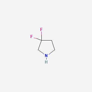 3,3-DIFLUOROPYRROLIDINE structure, CAS 316131-01-8