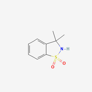 3,3-DIMETHYL-2,3-DIHYDROBENZO[D]ISOTHIAZOLE 1,1-DIOXIDE structure, CAS 102362-98-1