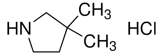 3,3-DIMETHYLPYRROLIDINE HYDROCHLORIDE structure, CAS 792915-20-9
