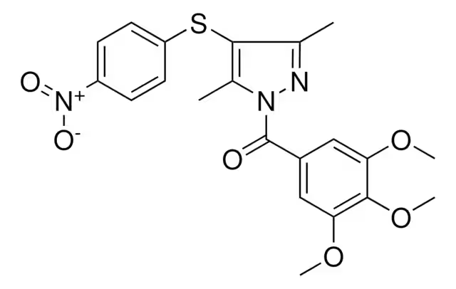 3,4,5-TRIBROMO-1-(4-NITROPHENYL)-1H-PYRAZOLE structure, CAS 175135-29-2