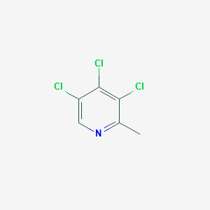 3,4,5-TRICHLORO-2-METHYLPYRIDINE structure, CAS 1187932-77-9
