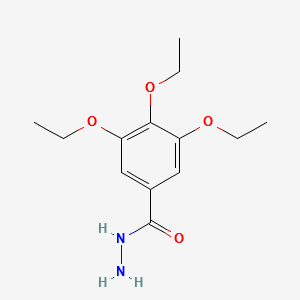 3,4,5-TRIETHOXYBENZOHYDRAZIDE structure, CAS 379254-36-1
