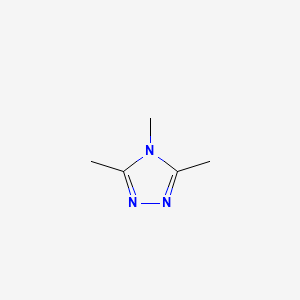 3,4,5-TRIMETHYL-4H-1,2,4-TRIAZOLE structure, CAS 16759-45-8