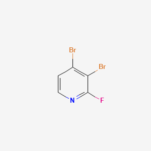 3,4-DIBROMO-2-FLUOROPYRIDINE structure, CAS 137718-84-4