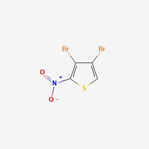 3,4-DIBROMO-2-NITROTHIOPHENE structure, CAS 35633-91-1