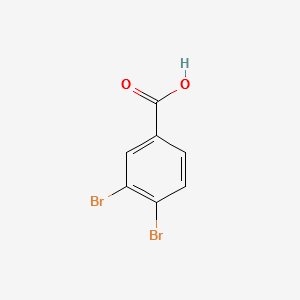 3,4-DIBROMOBENZOIC ACID structure, CAS 619-03-4