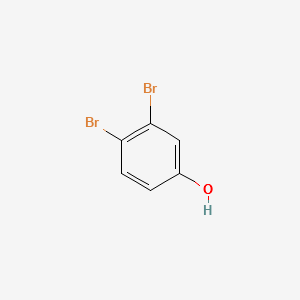 3,4-DIBROMOPHENOL structure, CAS 615-56-5