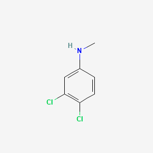 3,4-DICHLORO-N-METHYLANILINE structure, CAS 40750-59-2