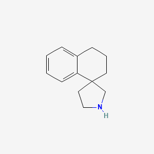 3,4-DIHYDRO-2H-SPIRO[NAPHTHALENE-1,3'-PYRROLIDINE] structure, CAS 757240-71-4