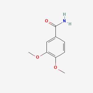 3,4-DIMETHOXYBENZAMIDE structure, CAS 1521-41-1