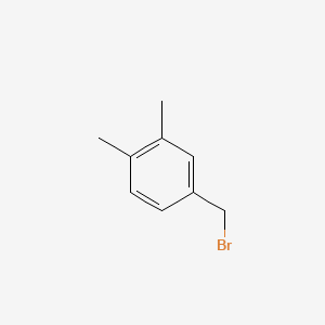 3,4-DIMETHYLBENZYL BROMIDE structure, CAS 94416-66-7
